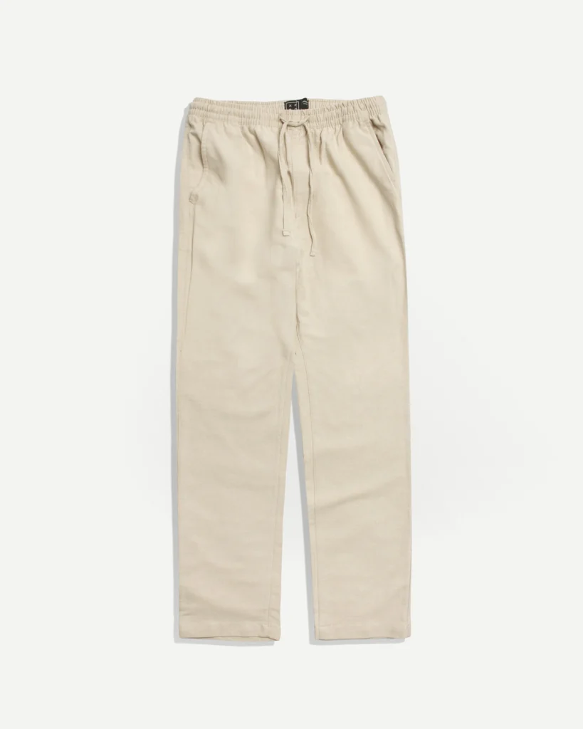 Relaxed Linen Pants Beige