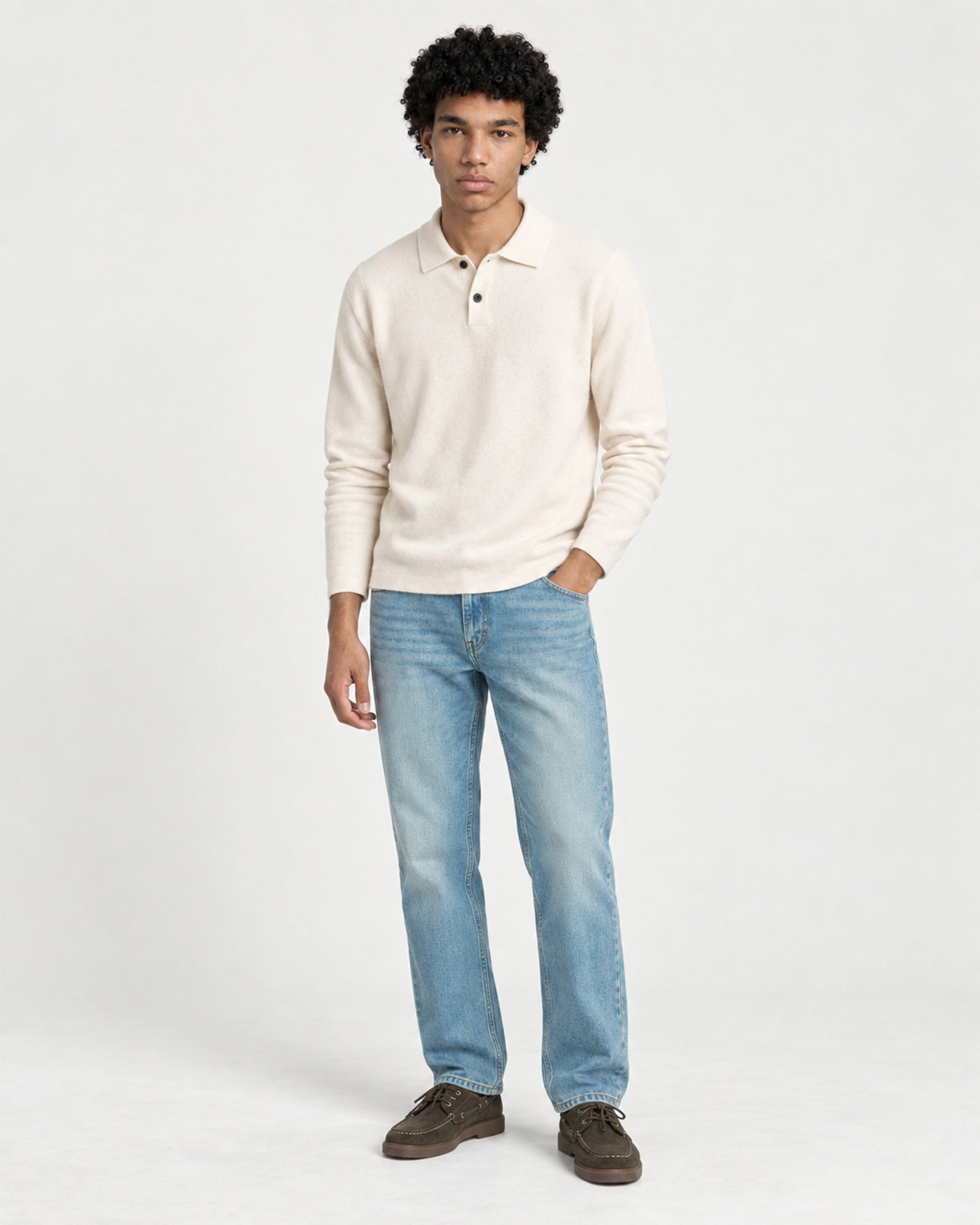 Tidy Jeans Blue Fade — foto model