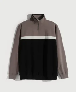 Half-zip Iron Black Jacket