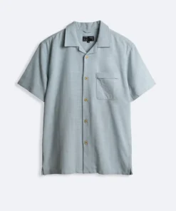 Alley Bowling Shirt Ice Blue