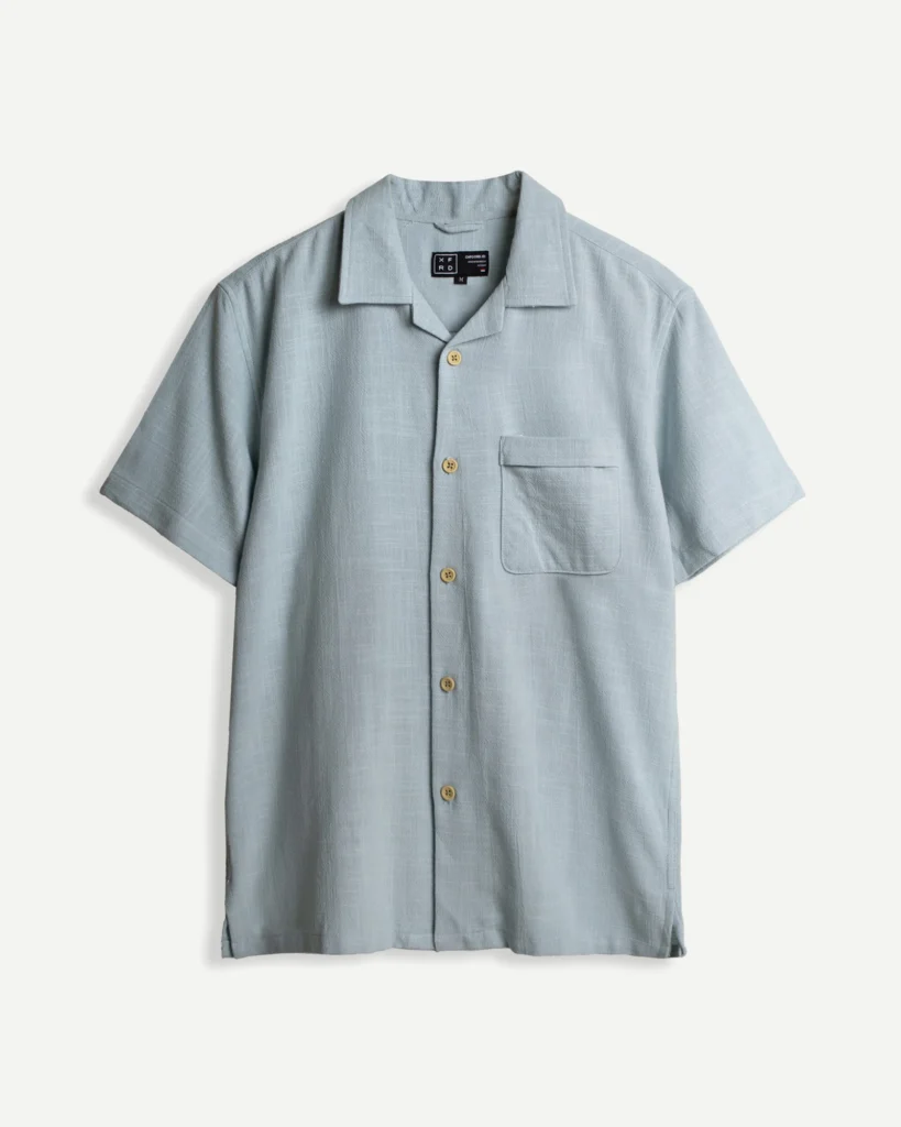 Alley Bowling Shirt Ice Blue
