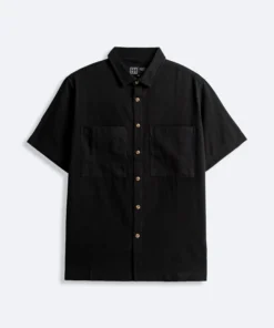 Deux Pocket Shirt Black