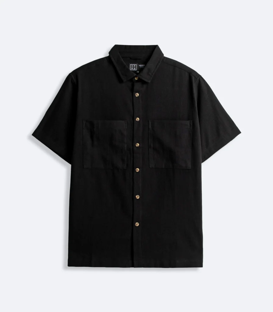 Deux Pocket Shirt Black