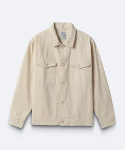 Mono Boxy Jacket Cream