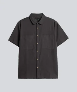 Deux Pocket Shirt Dark Grey
