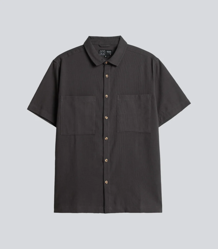 Deux Pocket Shirt Dark Grey