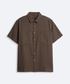Deux Pocket Shirt Walnut