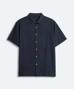 Deux Pocket Shirt Navy