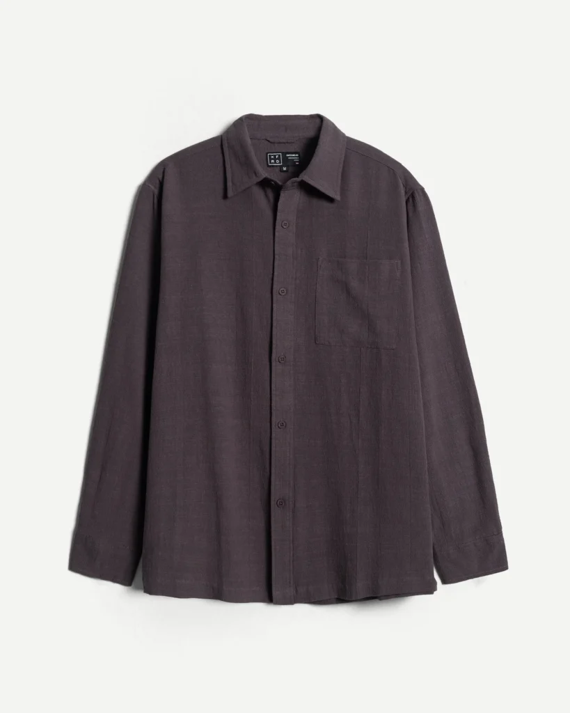 Rextured Shirt Dark Mocha