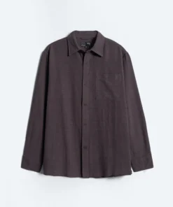 Rextured Shirt Dark Mocha