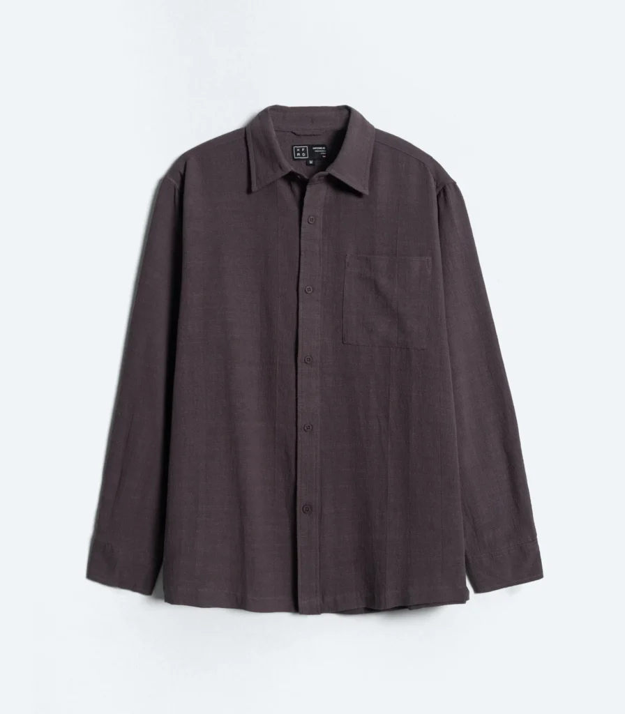 Rextured Shirt Dark Mocha