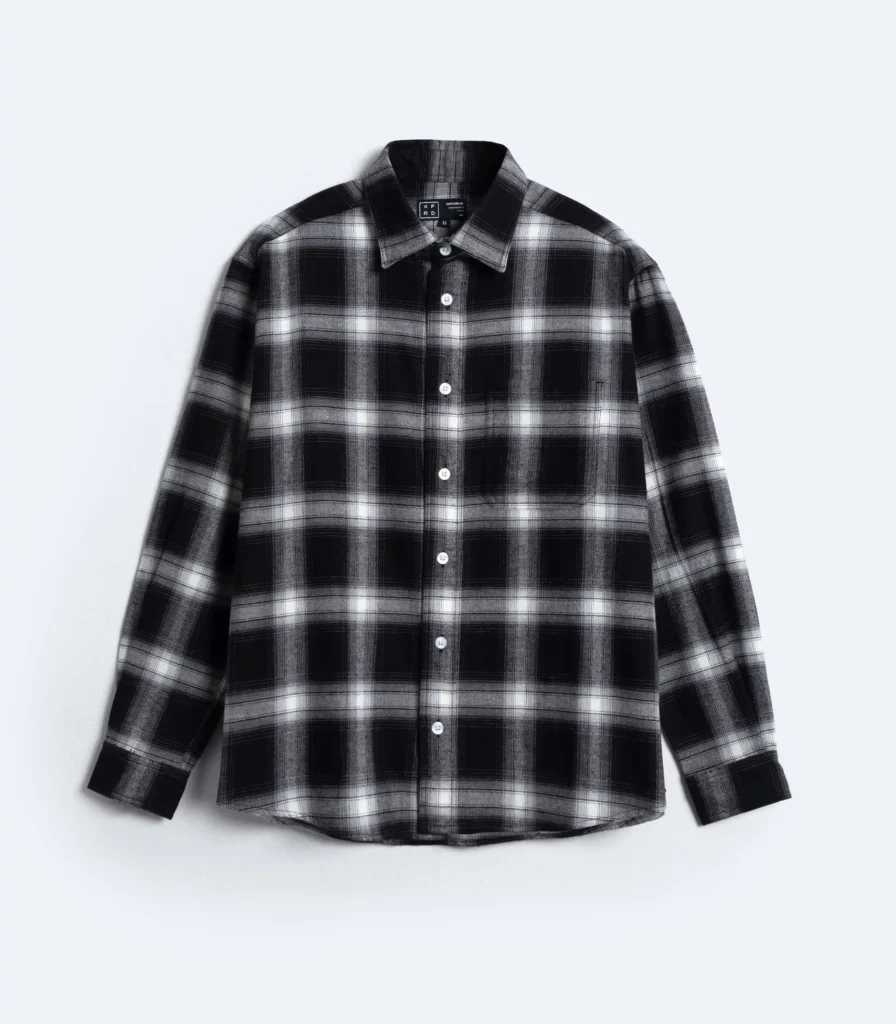 Relaxed Flannel Shirt Kingstone