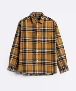 Relaxed Flannel Shirt Rustfield