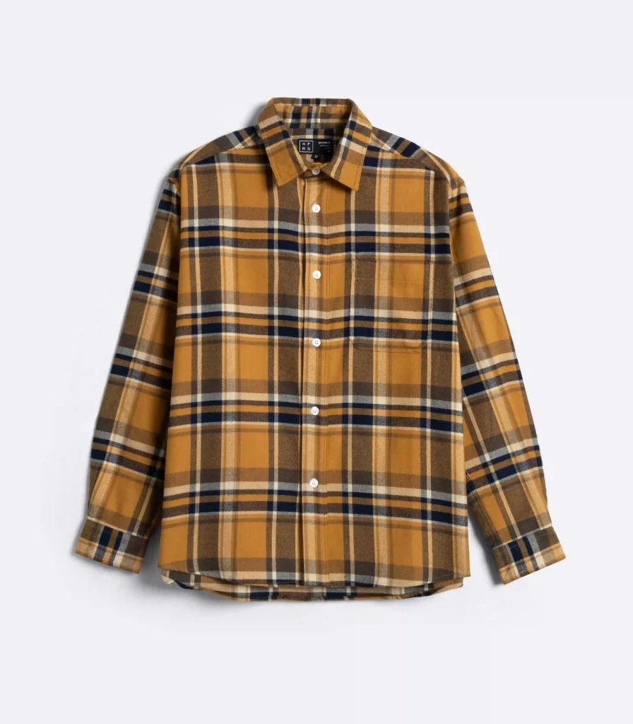 Relaxed Flannel Shirt Rustfield