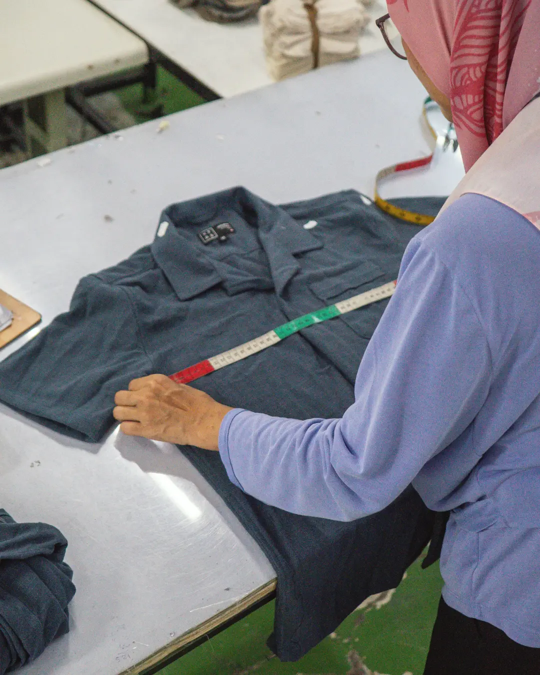 Garment measurement during OXFOORD production
