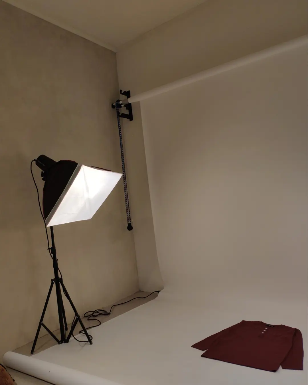 Early OXFOORD product photography setup